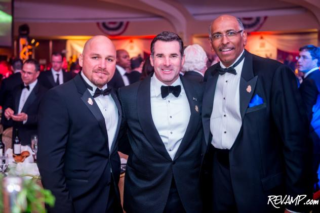 Under Armour Founder & CEO Kevin Plank (pictured center) served as this year's Fight Night event chair.